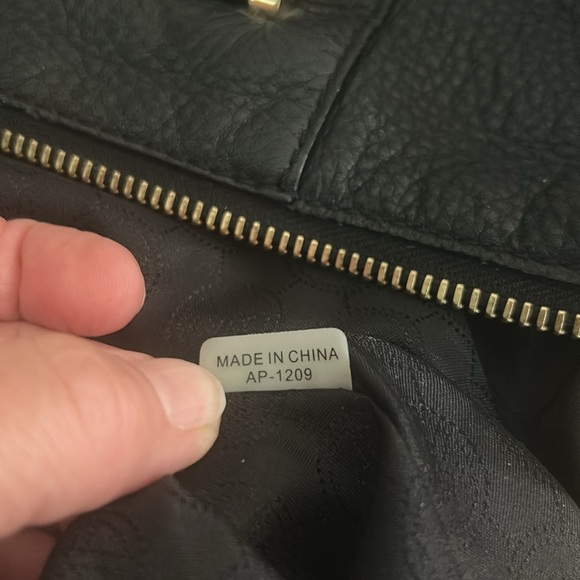 Michael Kors Fulton Large Satchel CrossBody Pebbled Black Leather Bag Purse Chic - Picture 13 of 16